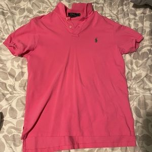 Polo Ralph Lauren pink shirt golf